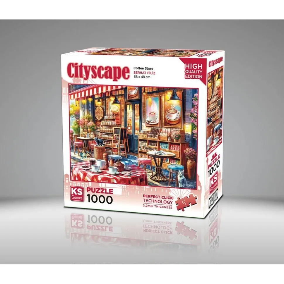 Puzzle 1000 pièces : Café - Ks Games