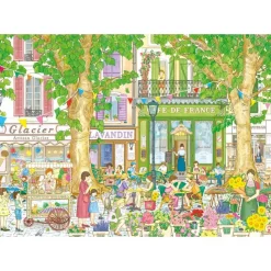Puzzle 1000 pièces : Café de France - Magnolia
