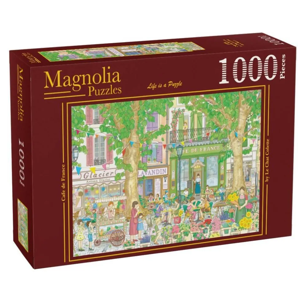 Puzzle 1000 pièces : Café de France - Magnolia