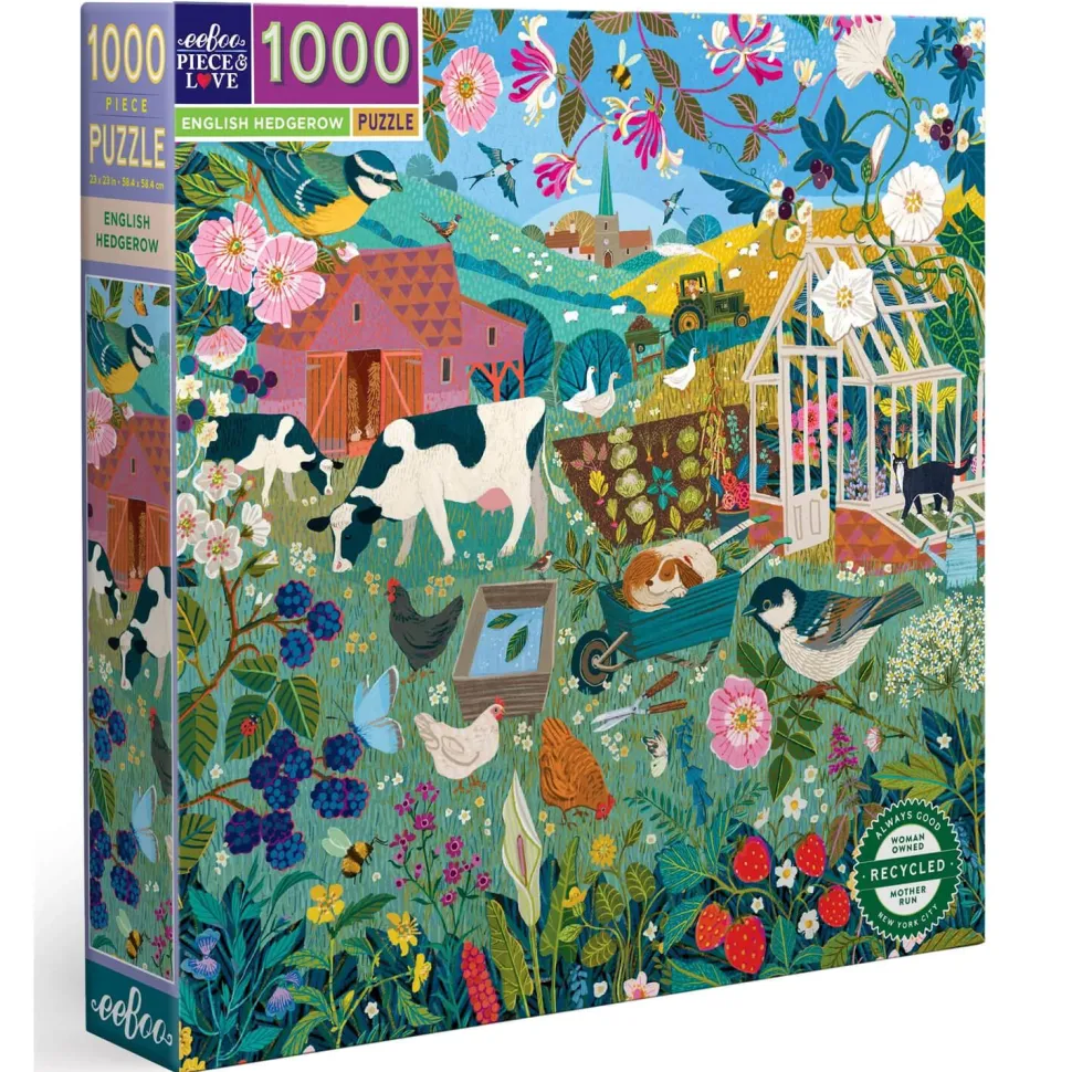 Puzzle 1000 pièces : Campagne Anglaise - Eeboo