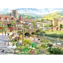 Puzzle 500 pièces : Canards et pataugeoire - Gibsons