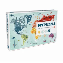 Puzzle 260 pièces : Carte du monde MyPuzzle Monde - Helvetiq