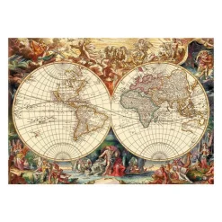 Puzzle 1000 pièces : Carte Historique - Dino