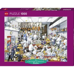 Puzzle 1000 pièces : Cartoon Classics : Cuisiniers créatifs - Heye