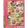 Puzzle 1000 pièces : Catalogues de graines de roses - Eurographics