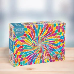 Puzzle 1000 pièces : Cercle coloré - Yazz puzzle
