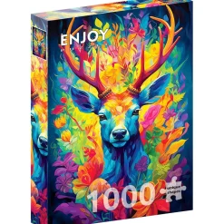 Puzzle 1000 Pièces : Cerf couronné - EnjoyPuzzle