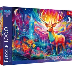 Puzzle 1000 pièces : Cerf Mystique - Trefl