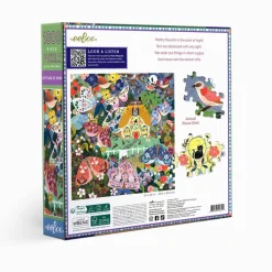 Puzzle 1000 pièces : Chalet au crépuscule - Eeboo