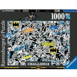 Puzzle 1000 pièces : Challenge Puzzle : Batman - Ravensburger