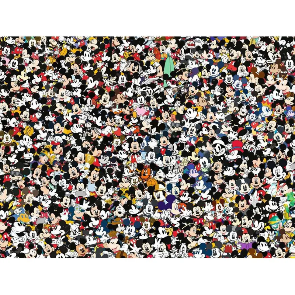 Puzzle 1000 pièces - Challenge Puzzle : Mickey Mouse - Ravensburger