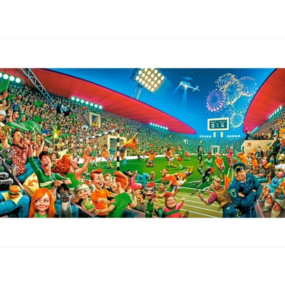 Puzzle 4000 pièces : Championnat de Football - Castorland