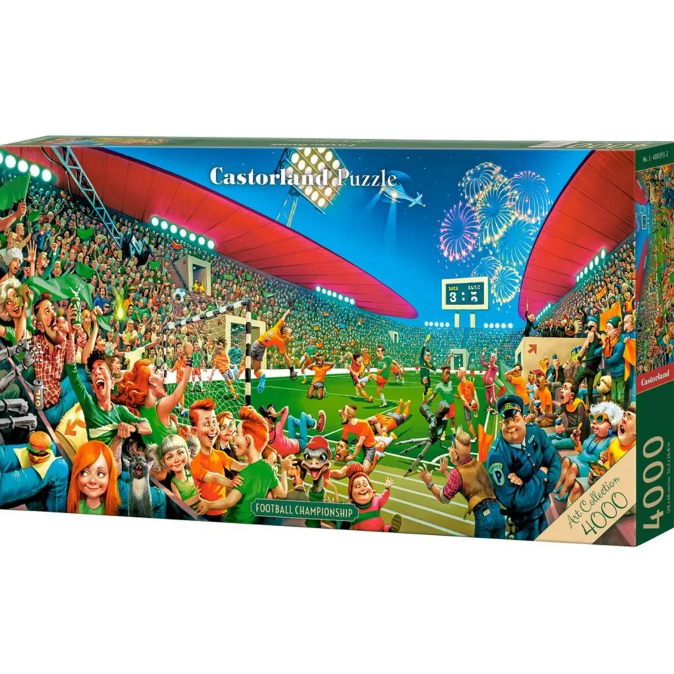 Puzzle 4000 pièces : Championnat de Football - Castorland