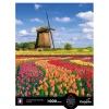 Puzzle 1000 pièces : Champs de tulipes, Hollande - Sentosphère