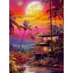 Puzzle 1000 Pièces : Charmant crépuscule - EnjoyPuzzle