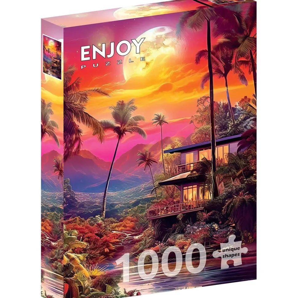 Puzzle 1000 Pièces : Charmant crépuscule - EnjoyPuzzle