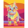 Puzzle 1000 pièces : Chaton coloré - Yazz puzzle