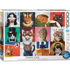 Puzzle 1000 pièces : Chats drôles - Eurographics