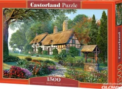 Puzzle 1500 pièces : Chaumière idyllique - Castorland
