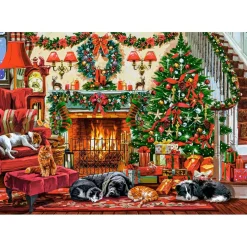 Puzzle 500 pièces : Cheminée cosy - Castorland