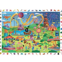 Puzzle 100 pièces : Cherche et Trouve - Fête foraine - Sentosphère