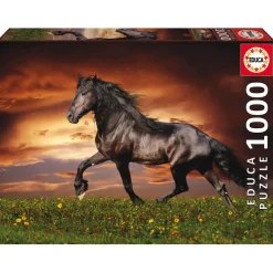 Puzzle 1000 pièces : Cheval Au Trot - Educa