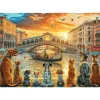Puzzle 1000 pièces : Chiens à Venise - Trefl