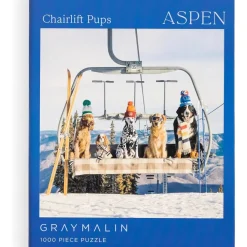 Puzzle 1000 pièces : Chiens d'Aspen - Galison