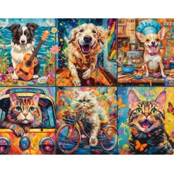 Puzzle 2000 pièces : Choisissez votre animal - Castorland