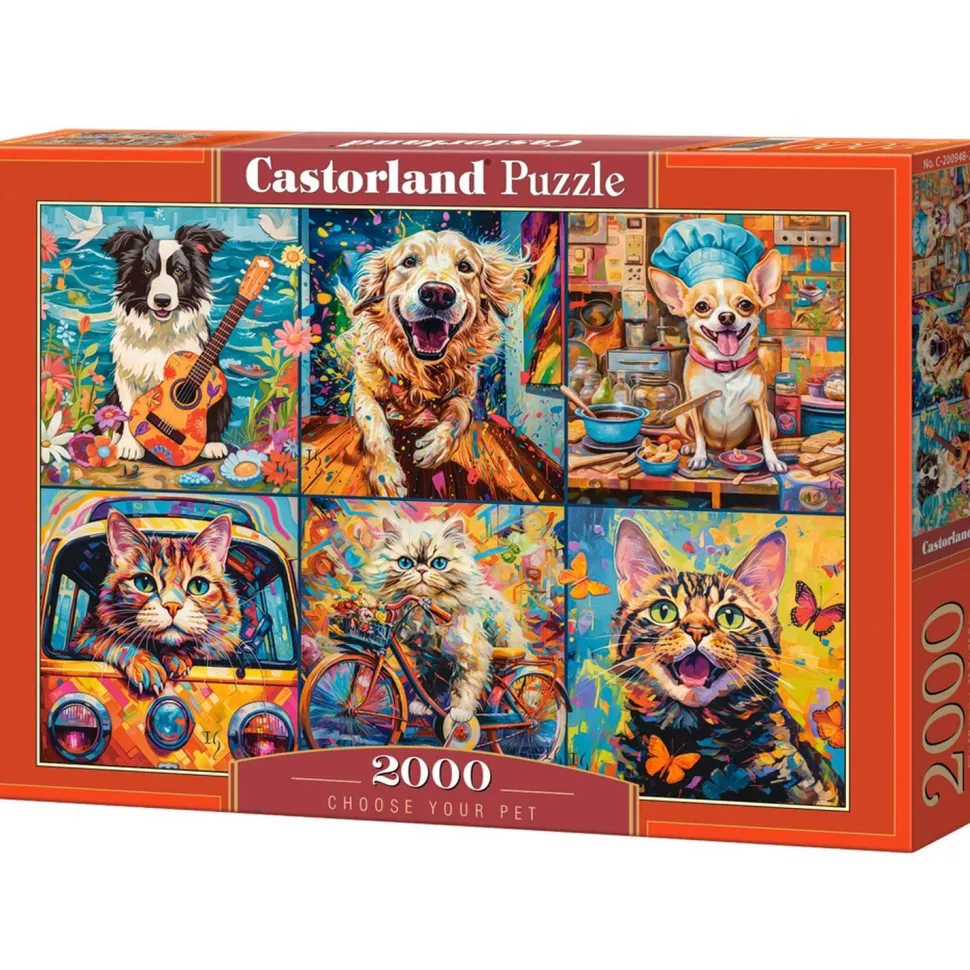 Puzzle 2000 pièces : Choisissez votre animal - Castorland