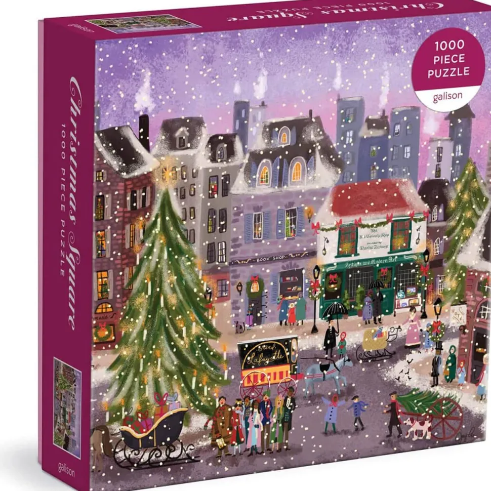 Puzzle 1000 pièces : Christmas Square - Galison