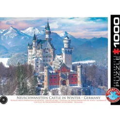 Puzzle 1000 pièces : Château de Neuschwanstein en hiver - Eurographics