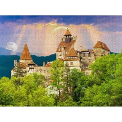Puzzle 1000 pièces : Château de Dracula, Bran - EnjoyPuzzle