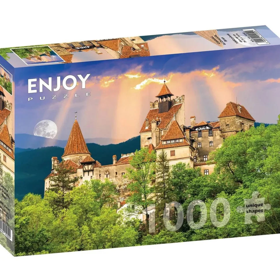 Puzzle 1000 pièces : Château de Dracula, Bran - EnjoyPuzzle