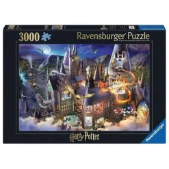 Puzzle 3000 pièces : Château de Poudlard, Harry Potter - Ravensburger