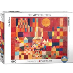 Puzzle 1000 pièces : Château et soleil, Paul Klee - Eurographics