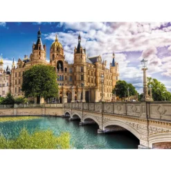 Puzzle 1000 pièces : Château sur l'île - Trefl