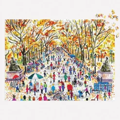 Puzzle 1000 pièces : Chute à Central Park, Michael Storrings - Galison