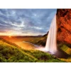 Puzzle 1000 pièces : Chute d'eau de Seljalandsfoss, Islande - Heye