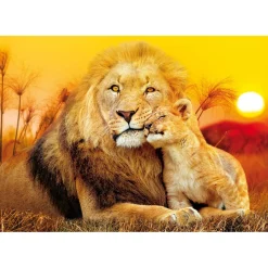 Puzzle 180 pièces : câlin inattendu - Clementoni