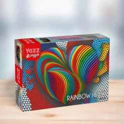 Puzzle 1000 pièces : Coeur arc en ciel - Yazz puzzle