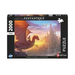 Puzzle 2000 pièces : Collection Fantastique - Protecteurs du château - Nathan