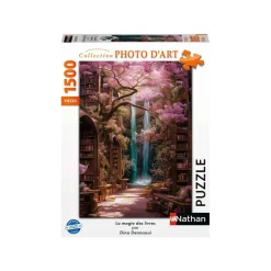 Puzzle 1500 pièces : Collection Photo d'Art - La magie des livres - Nathan