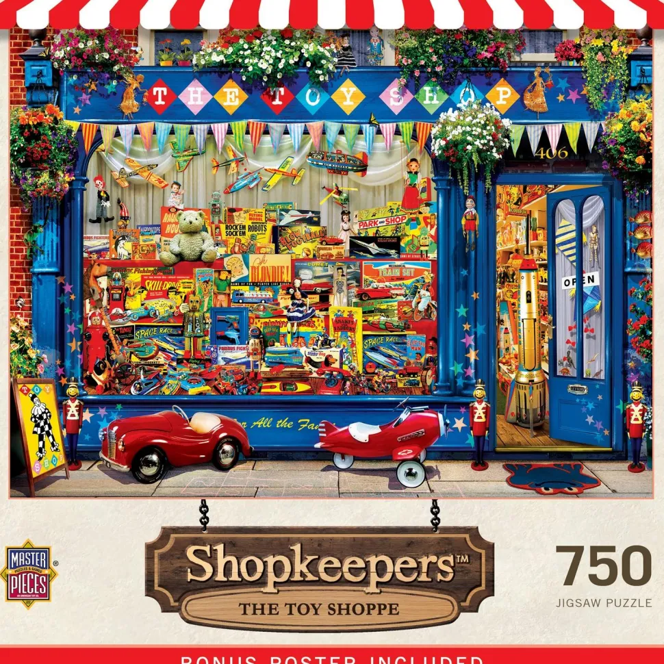 Puzzle 750 pièces : Commerçants - Le magasin de jouets - Master Pieces