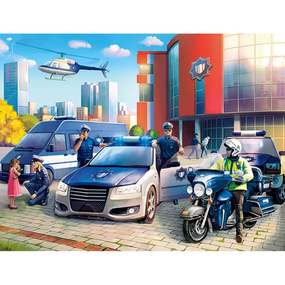 Puzzle 100 pièces : Commissariat de Police - Castorland