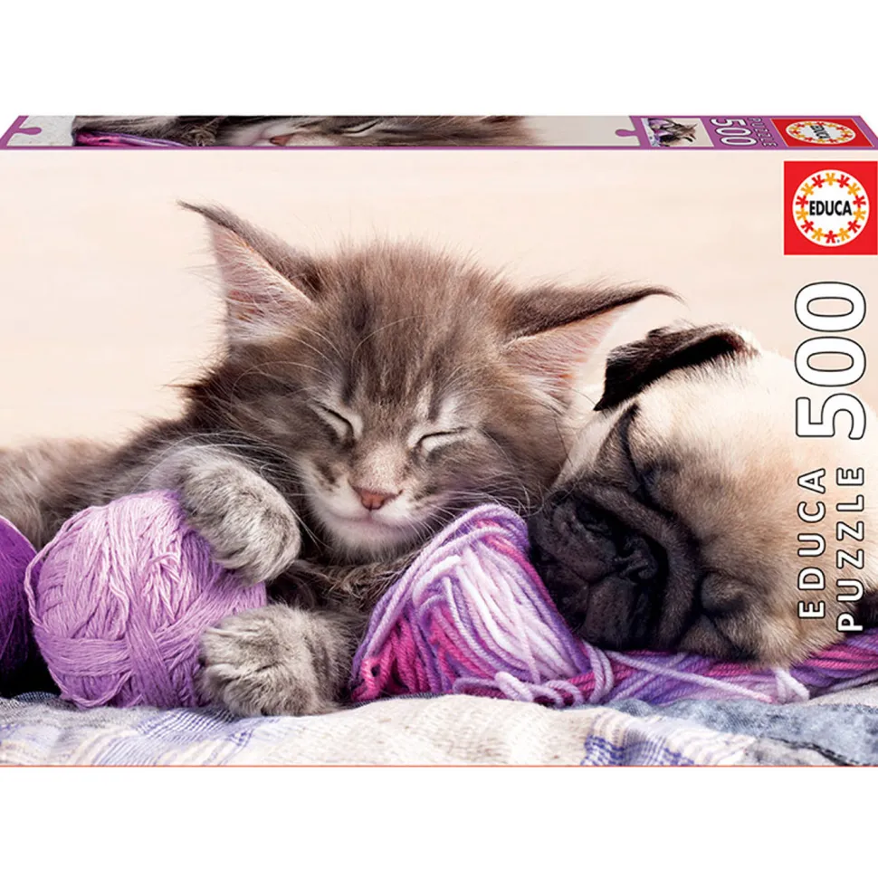 Puzzle 500 pièces : Compagnons de rêves - Educa