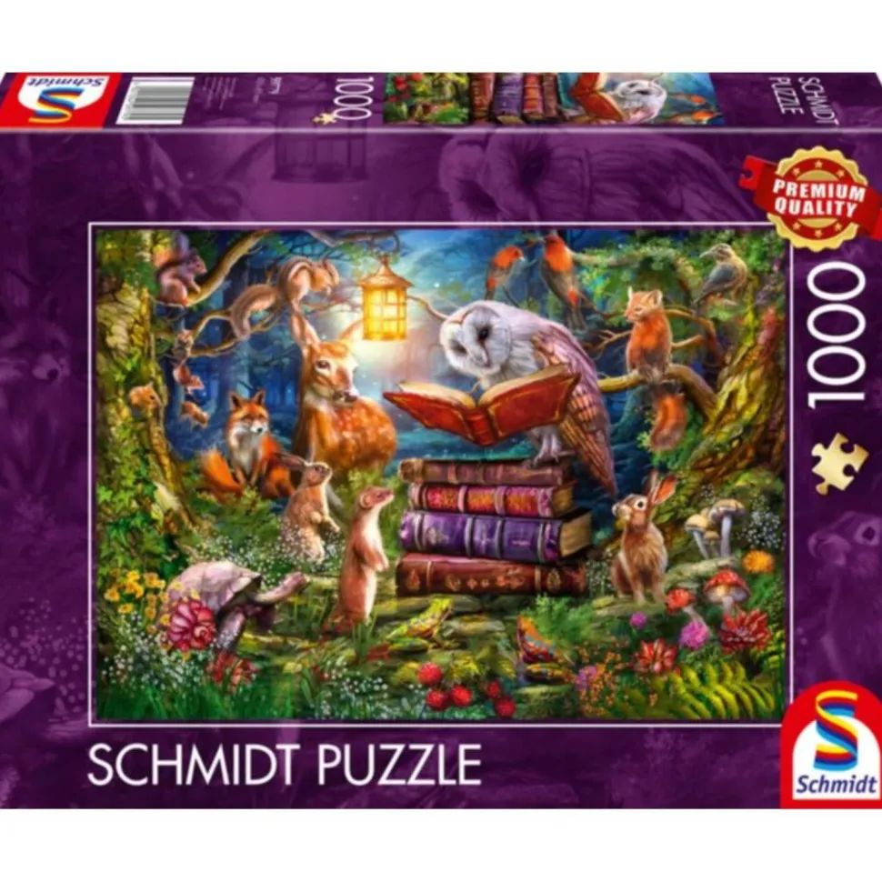 Puzzle 1000 pièces : Contes sylvestres du soir - Schmidt