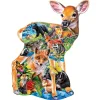 Puzzle 500 pièces : Contours - Puzzle en forme de faon Friends - Master Pieces