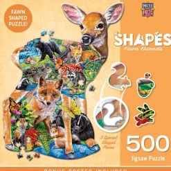 Puzzle 500 pièces : Contours - Puzzle en forme de faon Friends - Master Pieces
