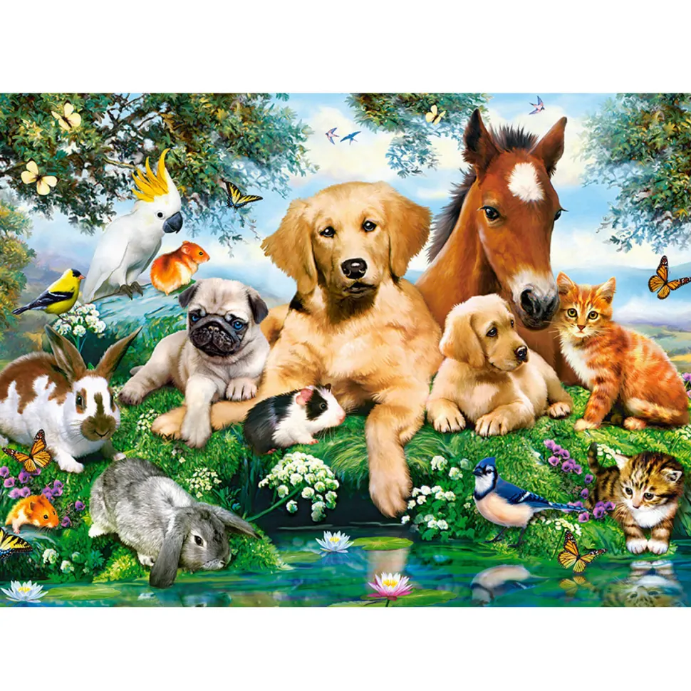 Puzzle 500 pièces : Copains d'été - Castorland